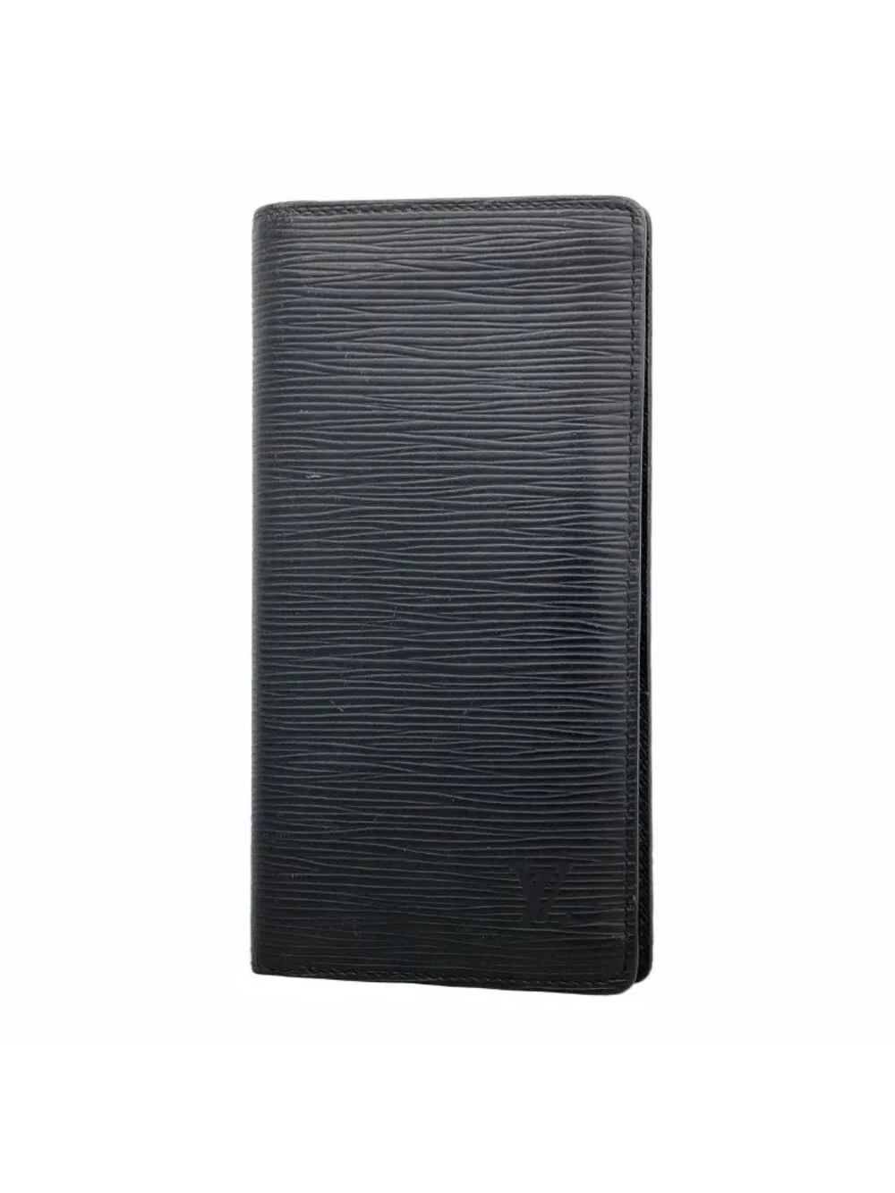 Louis Vuitton Wallet Epi Portefeuille Brazza Noir